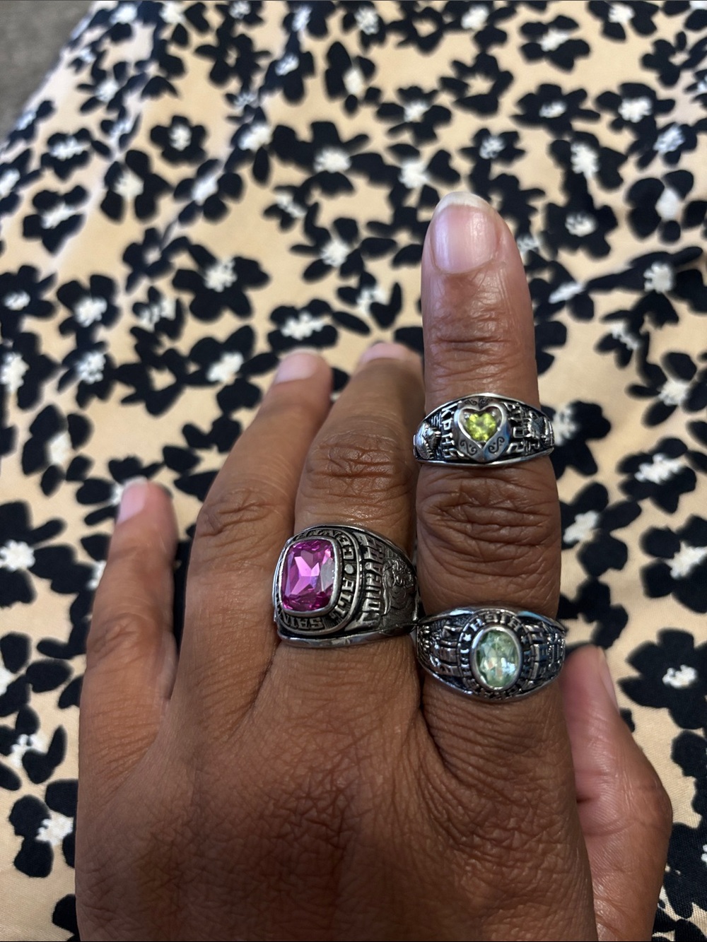 Keystone Valadium class high school ring size approx. 8.25 KPHS 2013 engraved